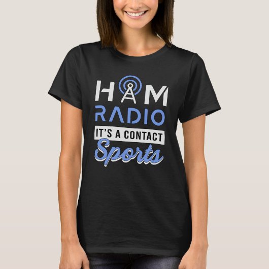 HAM Radio Operator Antenna Amateur Code Geschenk I T-Shirt (Vorderseite)