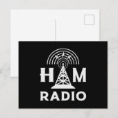 HAM Radio Operator Antenna Code Amateur Geschenkid Postkarte (Vorne/Hinten)
