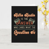 HAM Radio Operator Antenna Frequency Amateur Gesch Karte (Gelbe Blume)