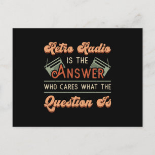 HAM Radio Operator Antenna Frequency Amateur Gesch Postkarte