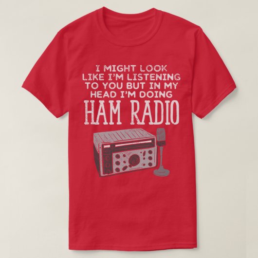 Ham Radio Operator CB Ham Amateur Radio (4) T-Shirt (Design vorne)
