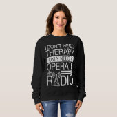 Ham Radio Operator Costume Radio Tower Sweatshirt (Vorne ganz)