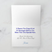 Ham Radio Operator Danke für Kontaktkarte (Innenseite)