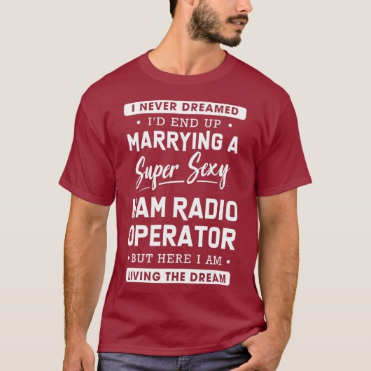 Ham Radio Operator-Ehefrau T-Shirt (Vorderseite)