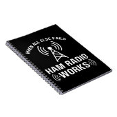 Ham Radio Operator Enthusiasten Ham Radio Notizblock (Rechte Seite)