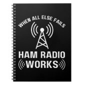 Ham Radio Operator Enthusiasten Ham Radio Notizblock (Vorderseite)