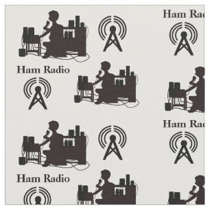 Ham Radio Operator Fabric mit Rufzeichen Stoff
