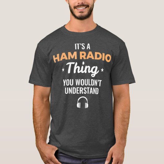 Ham Radio Operator Gift Tshirt (Vorderseite)