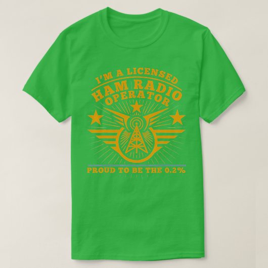 Ham Radio Operator Im a Licised Ham Radio Profess T-Shirt (Design vorne)