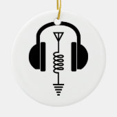 Ham Radio Operator Keramik Ornament (Vorne)