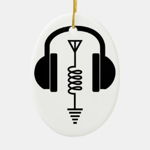 Ham Radio Operator Keramik Ornament