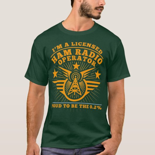 Ham Radio Operator Proud Funny CB Radio Gift T-Shirt (Vorderseite)