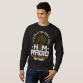 Ham Radio Operator Radio Amateur Morse Hobby Code Sweatshirt (Vorne ganz)