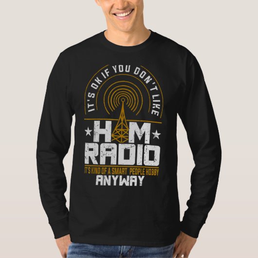 Ham Radio Operator Radio Amateur Morse Hobby Code T-Shirt (Vorderseite)