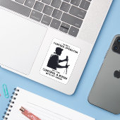 Ham Radio Operator Stand-Up Comedy Kontrolle Room Aufkleber (Laptop mit iPhone)