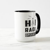 Ham Radio Operator Tassen (VorderseiteRechts)