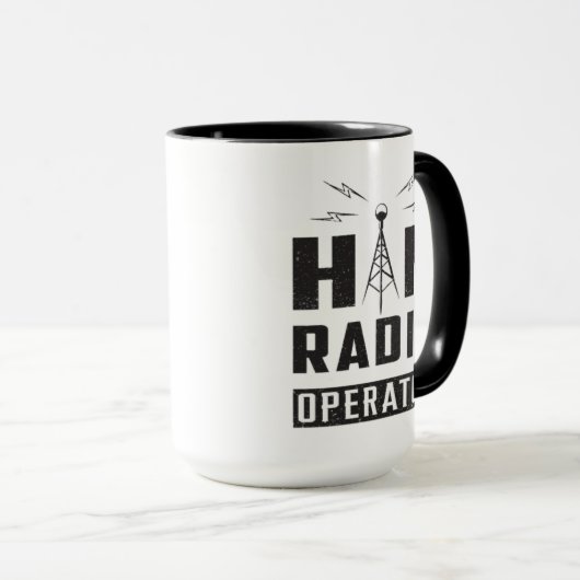 Ham Radio Operator Tassen (VorderseiteRechts)