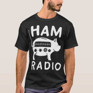 Ham Radio Pig Illustration für ein Ham Radio T-Shirt