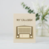 Ham Radio Postkarte (Stehend Vorderseite)
