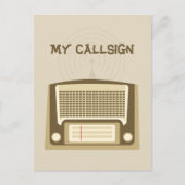 Ham Radio Postkarte (Vorderseite)