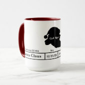 Ham Radio QSL Card Santa Tasse (Vorderseite Links)