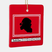 Ham Radio QSL Card Weihnachtsschmuck (Rechts)