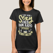 ham radio radio operator amateur radio morse code T-Shirt (Vorderseite)