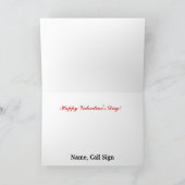 Ham Radio Romantic 88 Valentinenkarte Feiertagskarte (Innenseite)