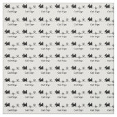 Ham Radio Silhouette Fabric mit Rufzeichen Stoff (Muster)