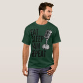 Ham Radio - Sleep Ham Repeat essen T-Shirt (Vorne ganz)