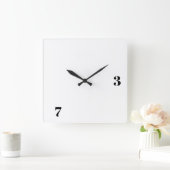 Ham Radio Square 73 Quadratische Wanduhr (Zuhause)