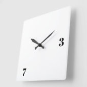 Ham Radio Square 73 Quadratische Wanduhr (Winkel)