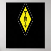 Ham Radio Symbol Poster (Vorne)