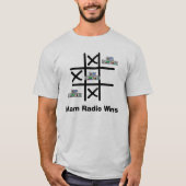 Ham Radio Tic Tac Toe T - Shirt (Vorderseite)