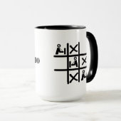 Ham Radio Tic Tac Toe Tasse (VorderseiteRechts)