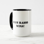 Ham Radio Tic Tac Toe Tasse (Vorderseite Links)