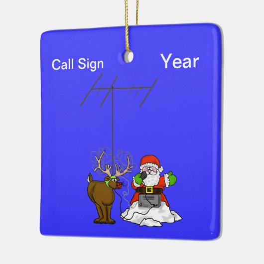 Ham Radio Tshirt Christmas Ornament (Links)