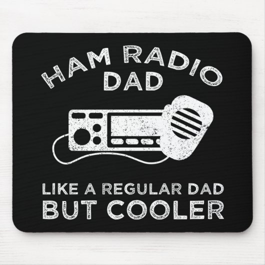 Ham Radio Vater - Wie ein regelmäßiger Vater, aber Mousepad (Vorne)