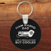 Ham Radio Vater - Wie ein regelmäßiger Vater, aber Schlüsselanhänger (Rückseite)