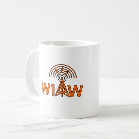 Ham Radio W1AW Kaffeetasse (Vorderseite Links)