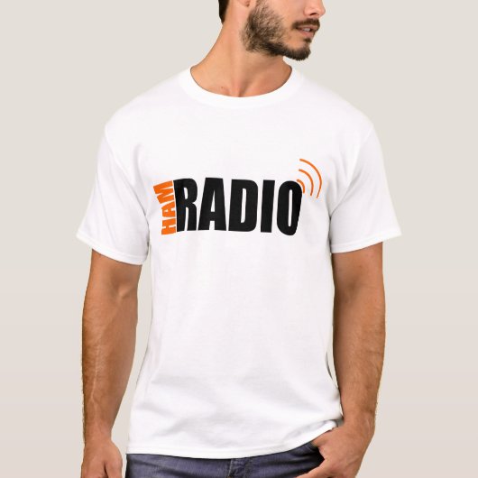Ham Radio Wave Tshirt (Vorderseite)