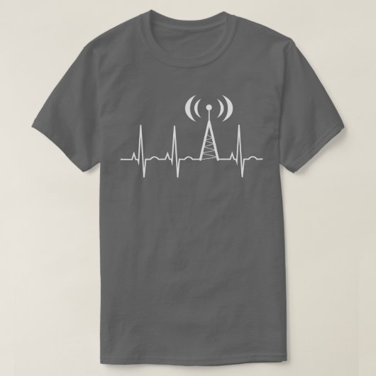 HAM-Radiogeschenke für Vater-Ham-Funkbetreiber Hea T-Shirt (Design vorne)