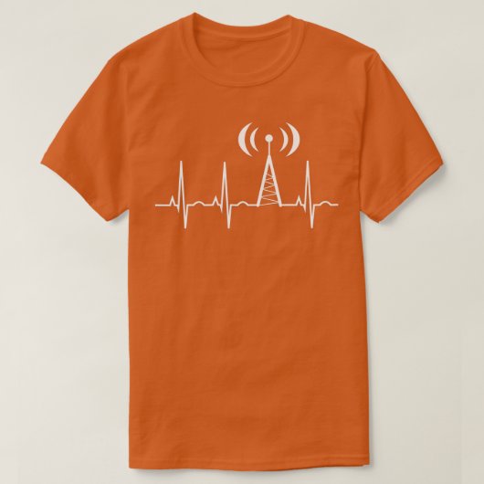 HAM-Radiogeschenke für Vater-Ham-Funkbetreiber Hea T-Shirt (Design vorne)