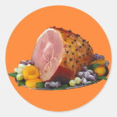 Ham Runder Aufkleber (Vorderseite)