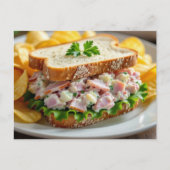Ham Salad Recipe Card Postkarte (Vorderseite)