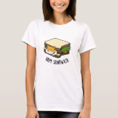 Ham Sandwich Funny Hamster Pun T-Shirt (Vorderseite)