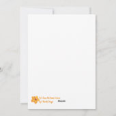 Hamakua Heliconia Feiertagskarte (Rückseite)