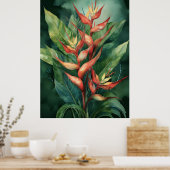 Hamakua Heliconia Poster (Küche)