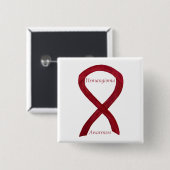 Hämangiom Bewusstseinsband Custom Button (Vorne & Hinten)