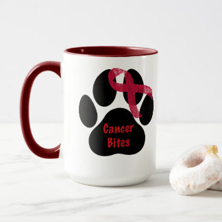 Hämangiosarkom Hund Krebs Pfoten Band Design Tasse